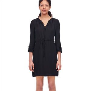 Rebecca Taylor Silk Double Georgette Shirtdress